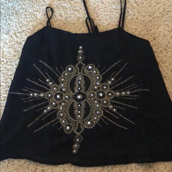 Eye catching black statement blouse - Picture 1 of 3